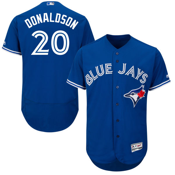 Toronto Blue Jays #20 Josh Donaldson Royal Blue Flexbase Authentic Collection Jersey