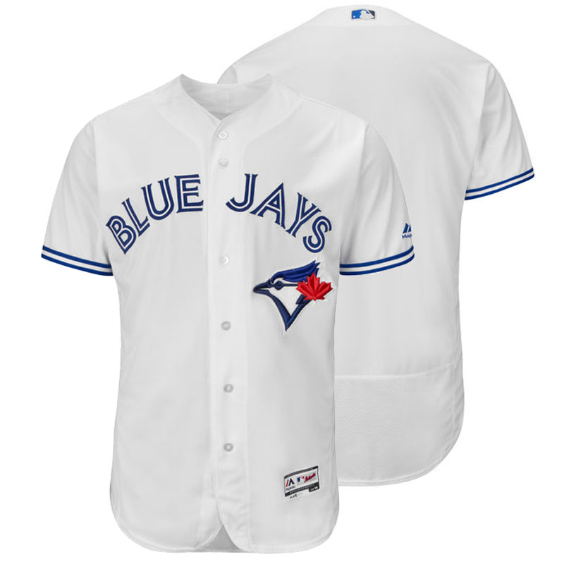 Toronto Blue Jays Majestic White Flexbase Authentic Collection Team Jersey