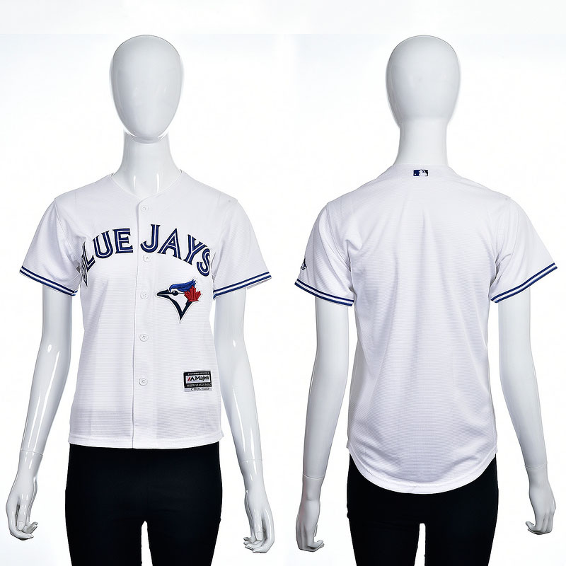 Women's Toronto Blue Jays White 2016 Cool Base Team Jersey