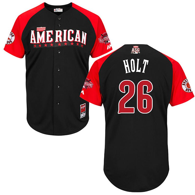 2015 MLB All Star Boston Red Sox #26 Brock Holt Jersey