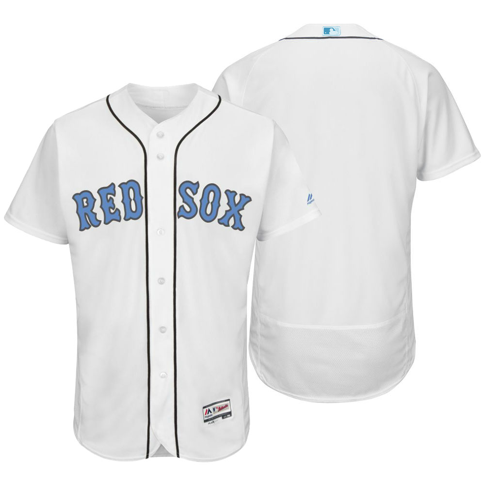 Boston Red Sox 2016 Father's Day White Flex Base Team Jersey