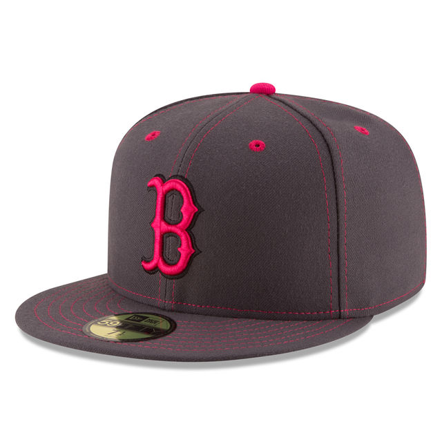 Boston Red Sox New Era Graphite 2016 Mother's Day 59FIFTY Fitted Hat