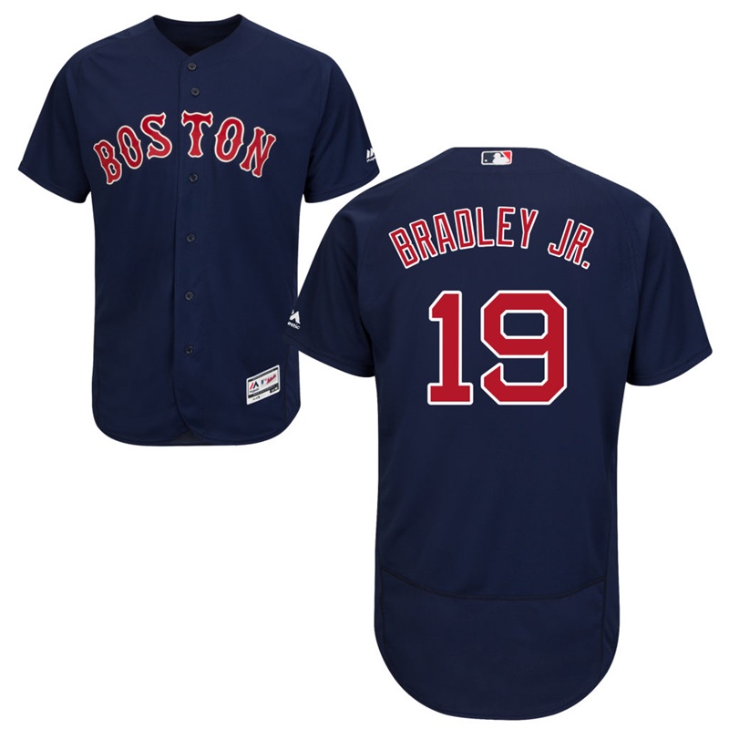 Boston Red Sox Jackie Bradley Jr. #19 Navy Alternate Flex Base Jersey