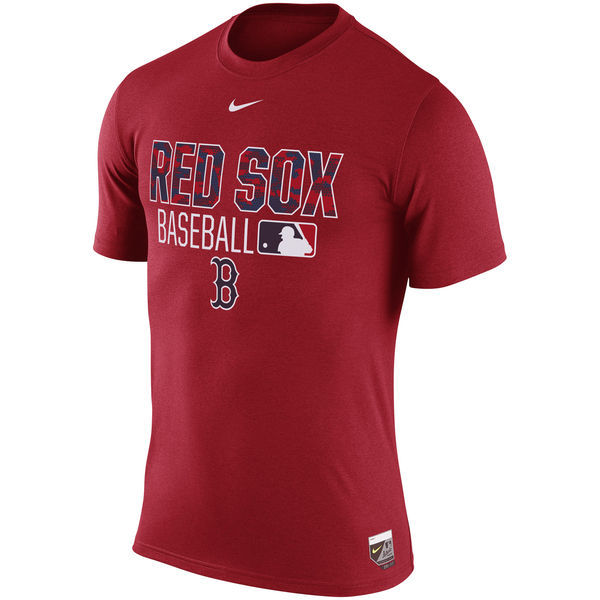 Boston Red Sox Red Wordmark Issue Performance T-Shirt