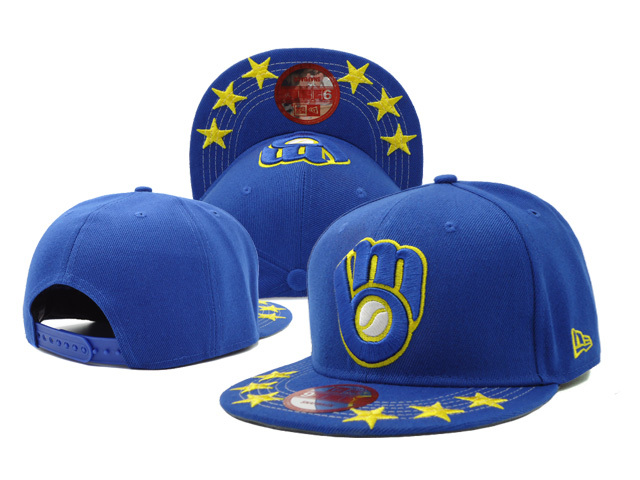 Milwaukee Brewers New Era Blue Adjustable Performance Hat