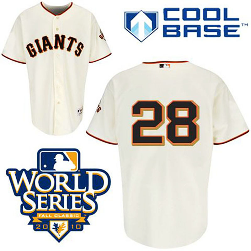 San Francisco Giants #28 Buster Posey Youth Cream National League 2010 All Star BP Jersey