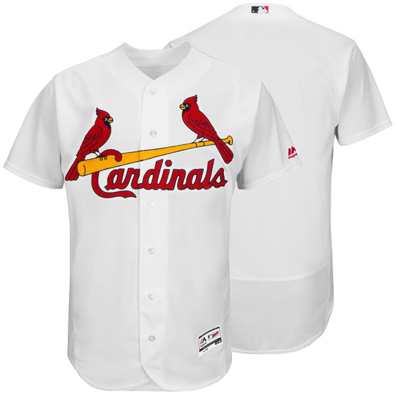 St. Louis Cardinals White Authentic Collection Flexbase Jersey