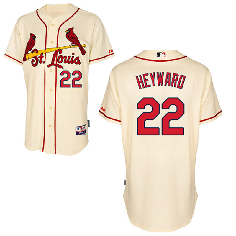 St. Louis Cardinals #22 Jason Heyward Ivory Alternate Cool Base Jersey