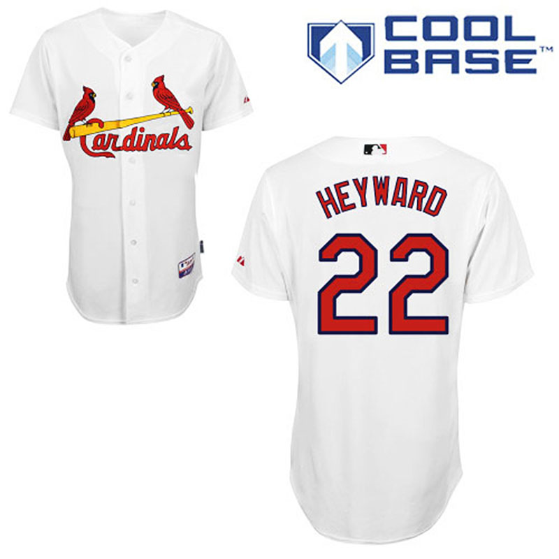 MLB St. Louis Cardinals #22 Jason Heyward White Authentic Cool Base Jersey