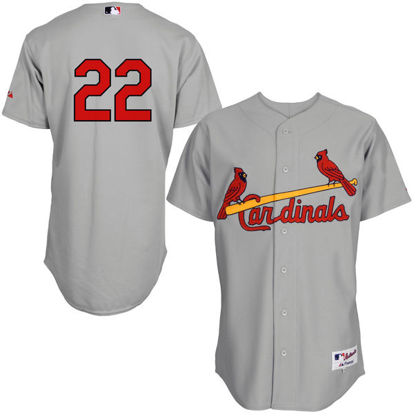 St. Louis Cardinals Jason Heyward #22 Gray Turn Back the Clock Cool Base Authentic Jersey