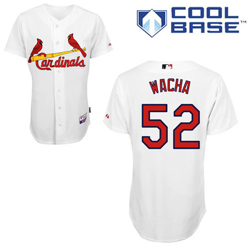 MLB St. Louis Cardinals #52 Michael Wacha White Authentic Cool Base Jersey