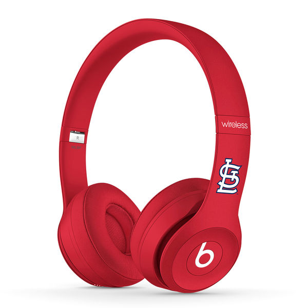 St. Louis Cardinals Red MLB Beats Solo2 Edition Wireless Headphones