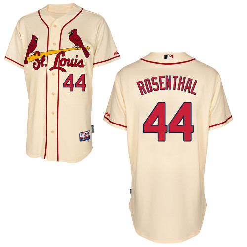 St. Louis Cardinals #44 Trevor Rosenthal Cream Cool Base Alternate Jersey