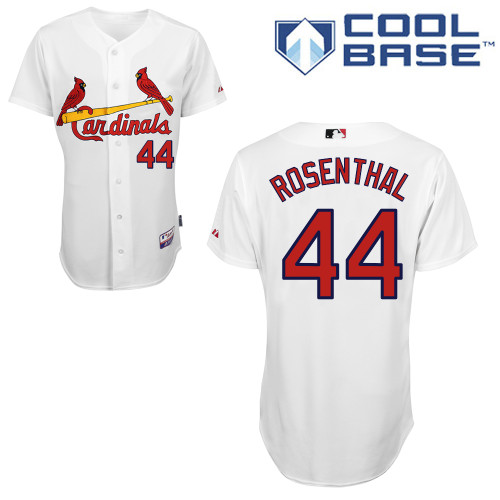 St. Louis Cardinals #44 Trevor Rosenthal White Cool Base Home Jersey