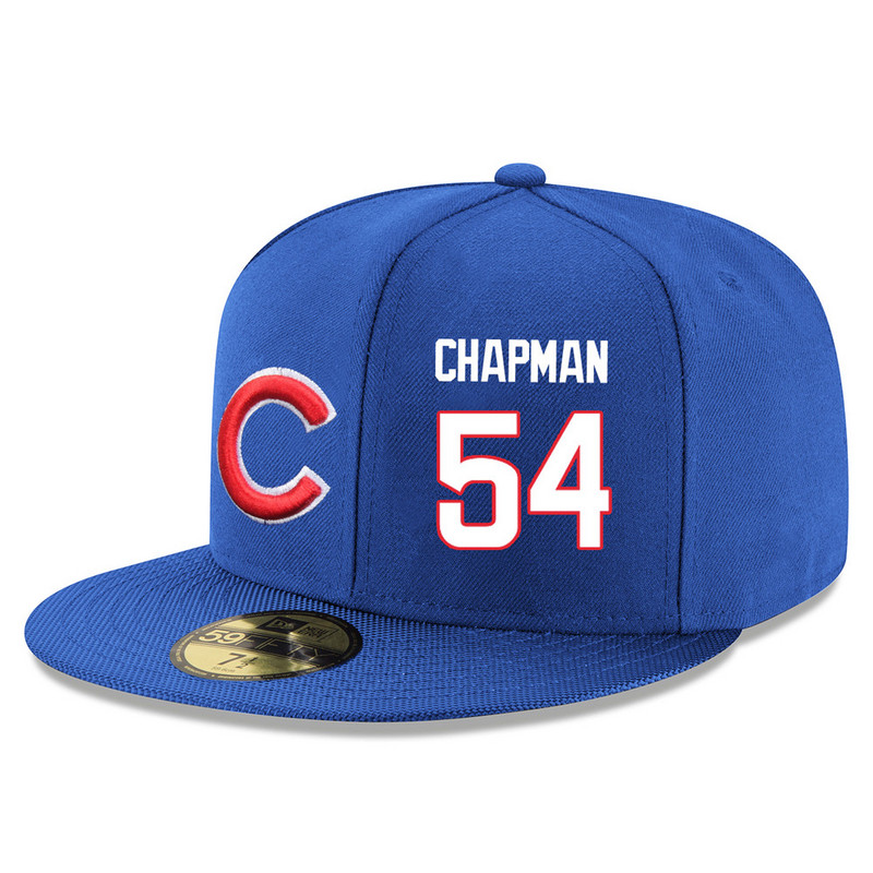 Chicago Cubs Aroldis Chapman Royal 59FIFTY Fitted Hat