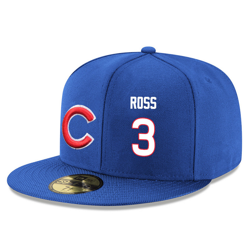 Chicago Cubs David Ross Royal 59FIFTY Fitted Hat