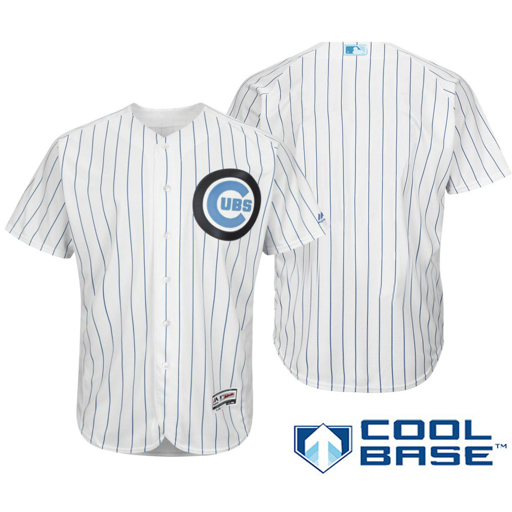 Chicago Cubs 2016 Father's Day White Cool Base Team Jersey