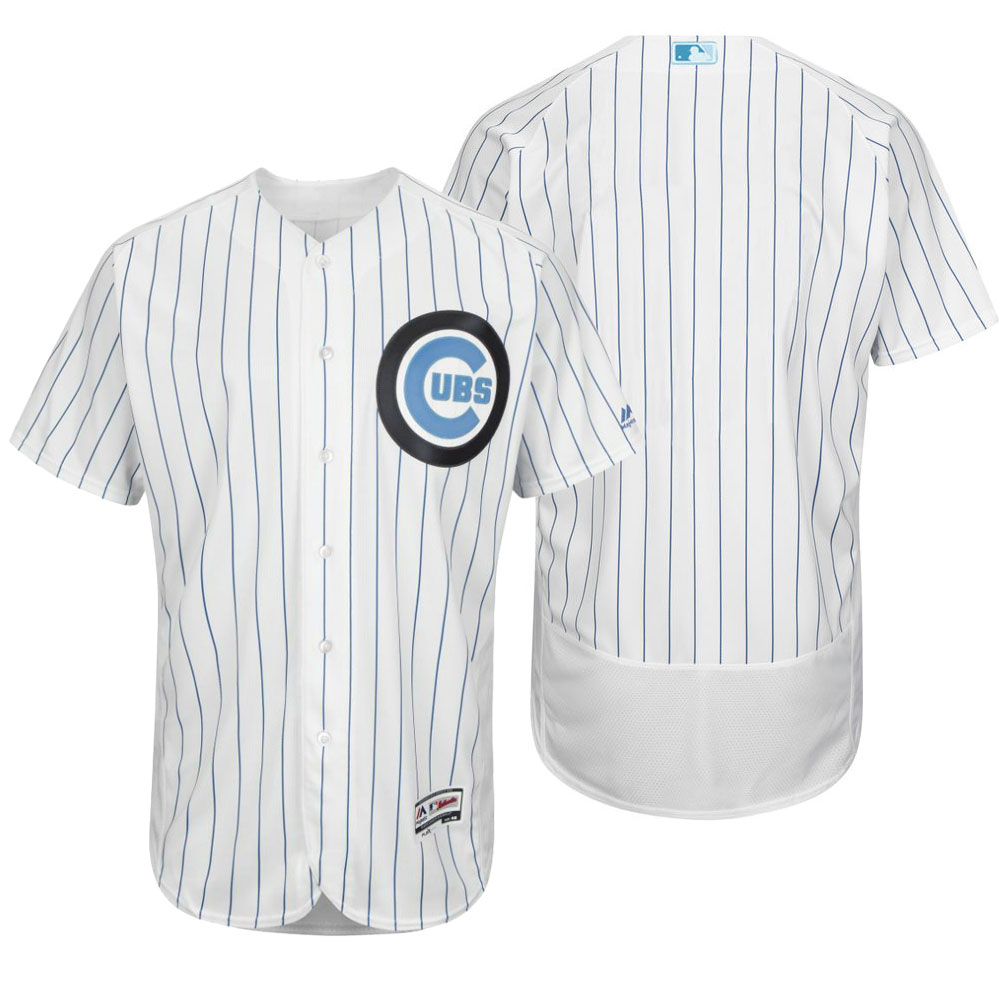 Chicago Cubs 2016 Father's Day White Flex Base Team Jersey