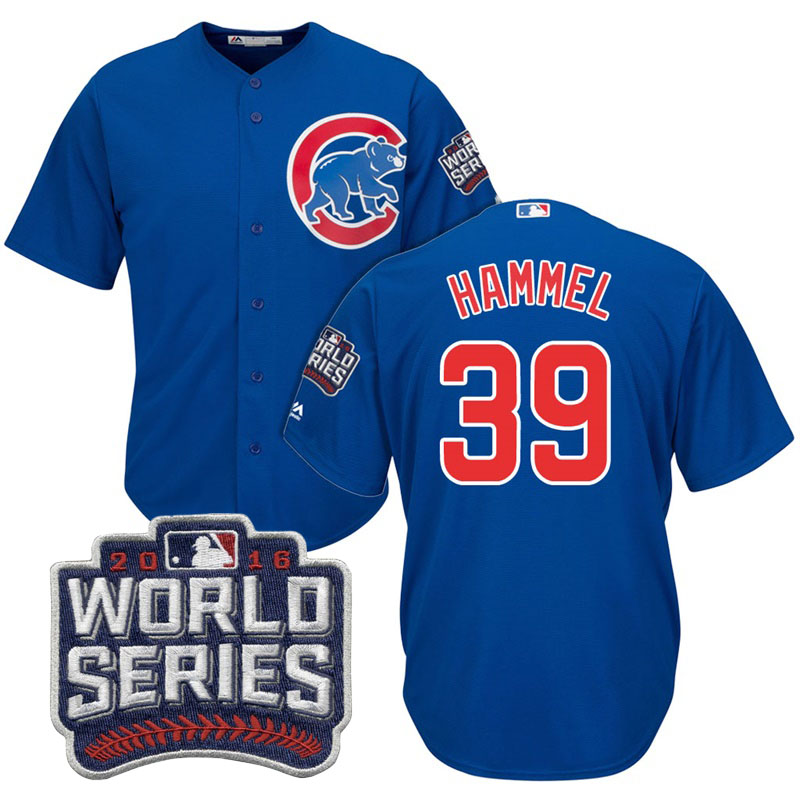 Chicago Cubs Jason Hammel #39 Royal 2016 World Series Bound Cool Base Jersey