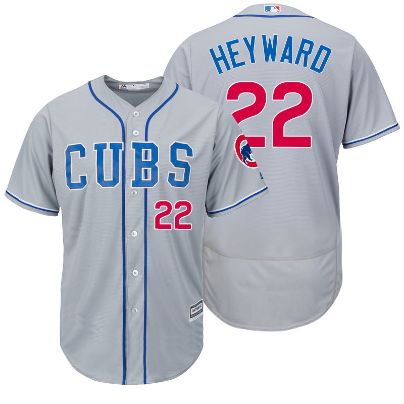 Chicago Cubs Jason Heyward #22 Gray Authentic Collection Flexbase Player Jersey