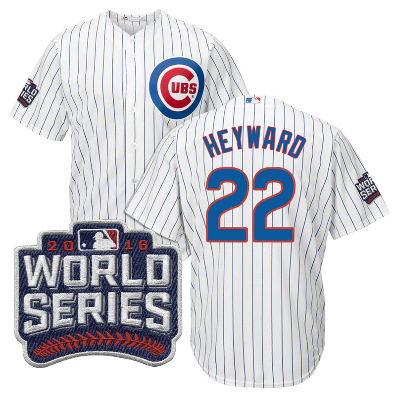 Chicago Cubs Jason Heyward #22 White 2016 World Series Bound Cool Base Jersey