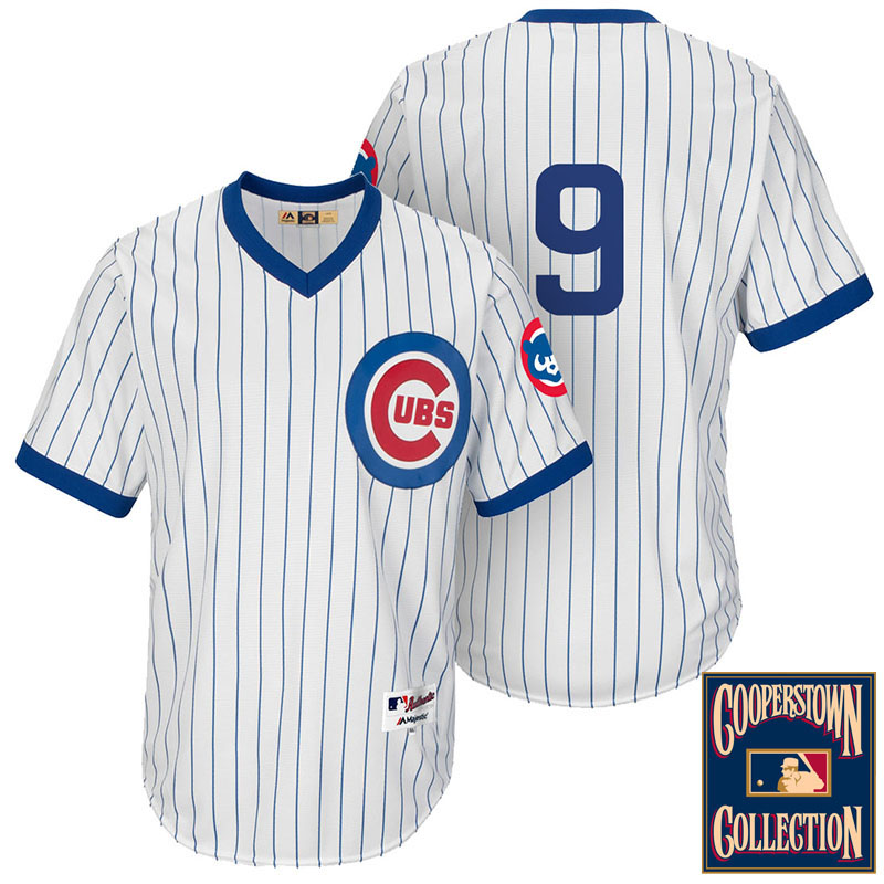 Chicago Cubs #9 Javier Baez White 1988 Turn Back The Clock Throwback Jersey