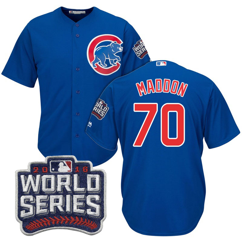 Chicago Cubs Joe Maddon #70 Royal 2016 World Series Bound Cool Base Jersey