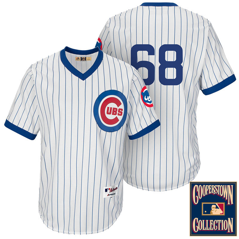 Chicago Cubs #68 Jorge Soler White 1988 Turn Back The Clock Throwback Jersey