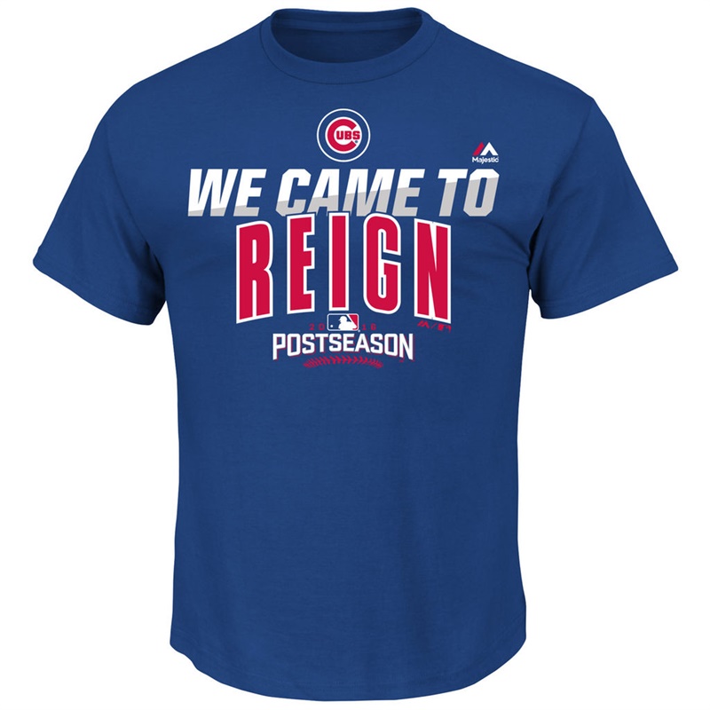 Chicago Cubs Royal 2016 Postseason Came To Reign T-Shirt