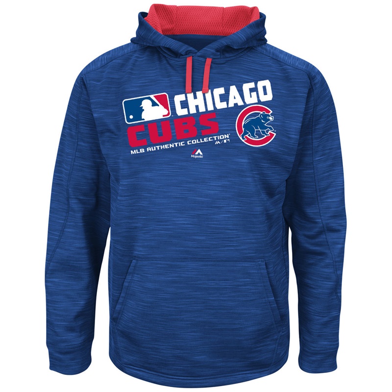 Chicago Cubs Royal Authentic Collection Choice Streak Team Hoodie