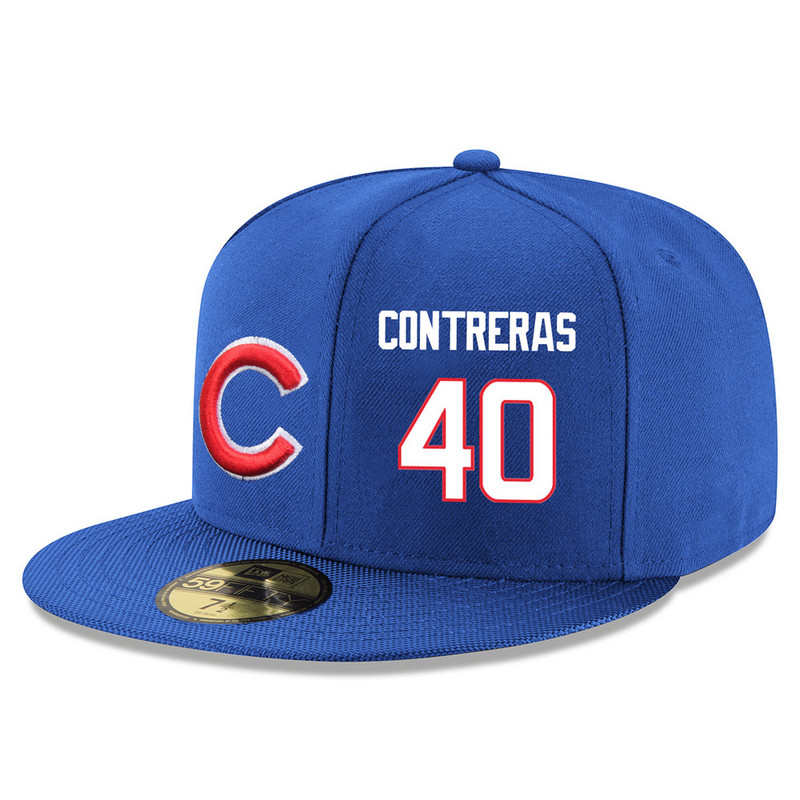 Chicago Cubs Willson Contreras Royal 59FIFTY Fitted Hat