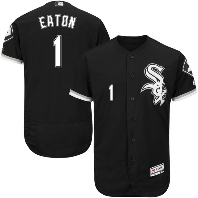 Chicago White Sox Adam Eaton #1 Black Flexbase Authentic Collection Player Jersey