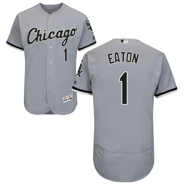 Chicago White Sox Adam Eaton #1 Majestic Gray Authentic Collection Flexbase Jersey