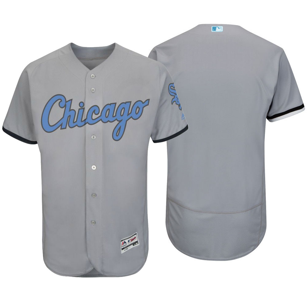 Chicago White Sox 2016 Father's Day Gray Flex Base Team Jersey