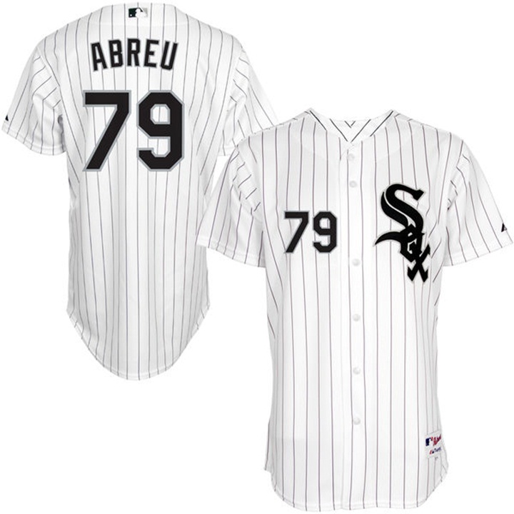 Chicago White Sox Jose Abreu #79 Majestic White Authentic Turn Back the Clock Jersey