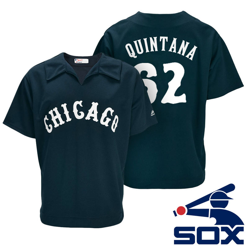 Chicago White Sox Jose Quintana #62 Navy Turn Back the Clock Throwback Player Jersey