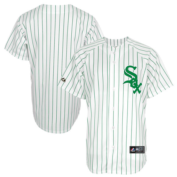 Chicago White Sox Majestic White Authentic St. Patrick's Jersey