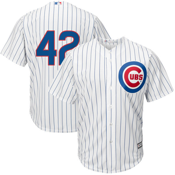 Chicago Cubs Jackie Robinson #42 Majestic White Cool Base Jersey