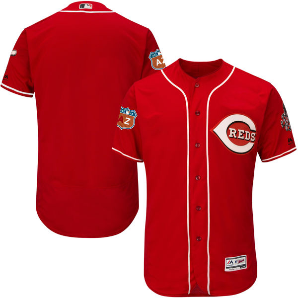 Cincinnati Reds Scarlet 2016 Spring Training Flexbase Authentic Collection Team Jersey