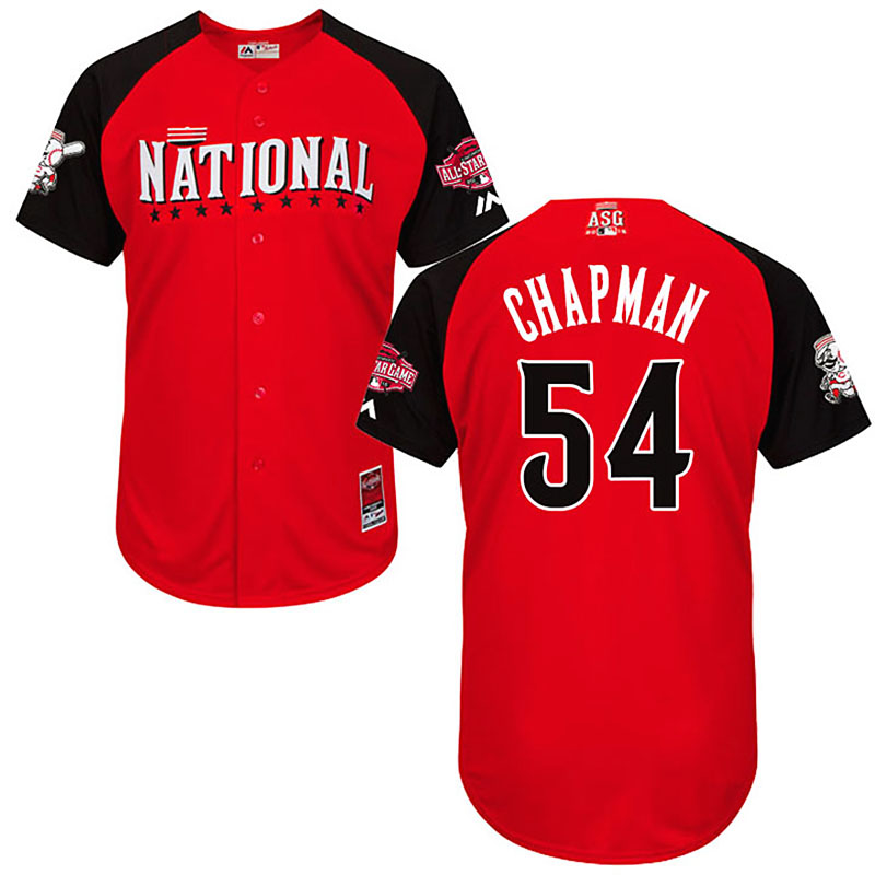 2015 MLB All Star National Cincinnati Reds #54 Aroldis Chapman Jersey