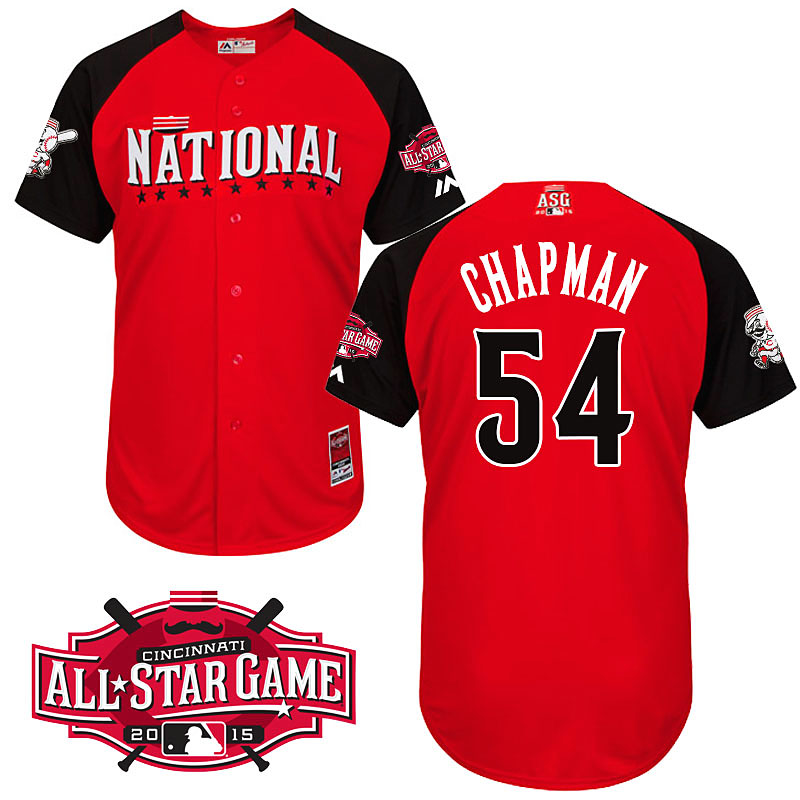 2015 MLB All Star National Cincinnati Reds #54 Aroldis Chapman Jersey