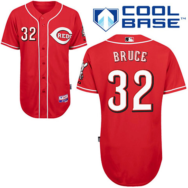 Cincinnati Reds #32 Jay Bruce Cool Base Red Jersey