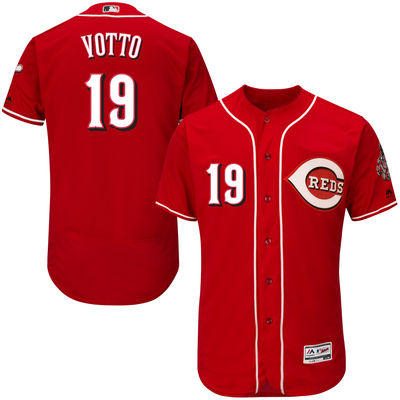 Cincinnati Reds Joey Votto #19 Red Authentic Collection Flexbase Player Jersey