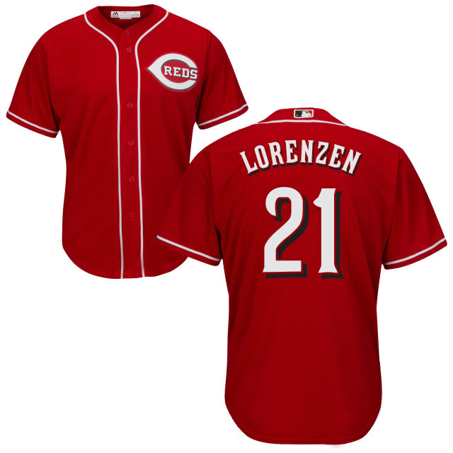 Cincinnati Reds #21 Michael Lorenzen Red Cool Base Jersey