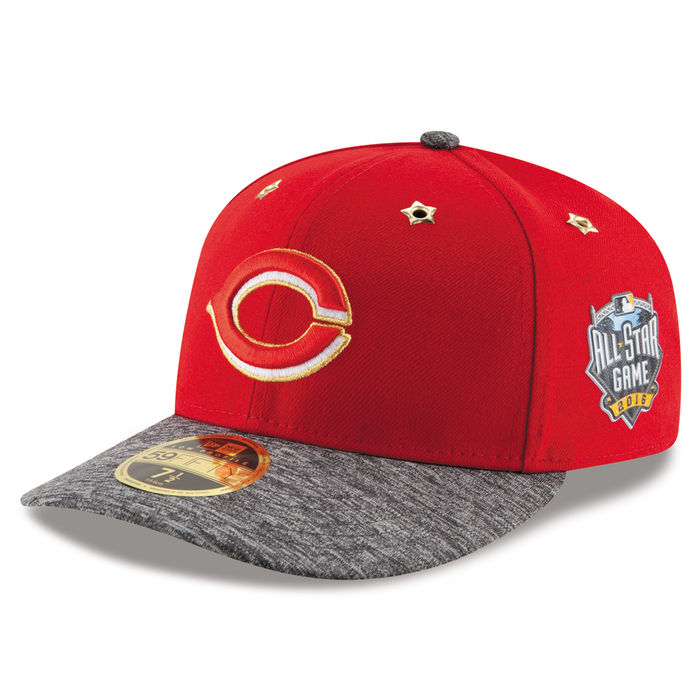 Cincinnati Reds New Era Red 2016 MLB All-Star Game Patch Low Profile 59FIFTY Fitted Hat