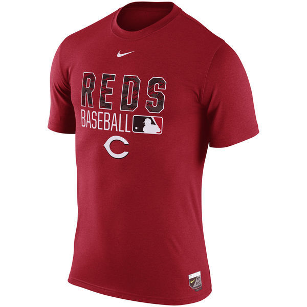 Cincinnati Reds Red Wordmark Issue Performance T-Shirt