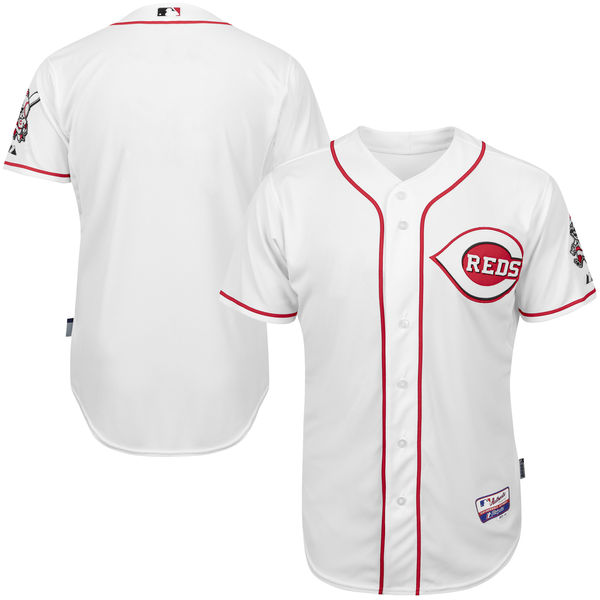 Cincinnati Reds Majestic White Team Authentic Jersey