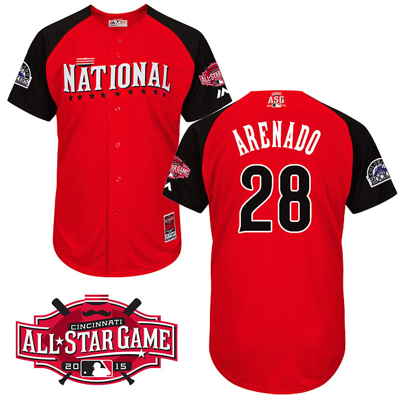 2015 MLB All Star National Colorado Rockies #28 Nolan Arenado Jersey