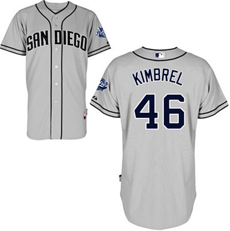 San Diego Padres Craig Kimbrel Authentic Gray Cool Base Jersey