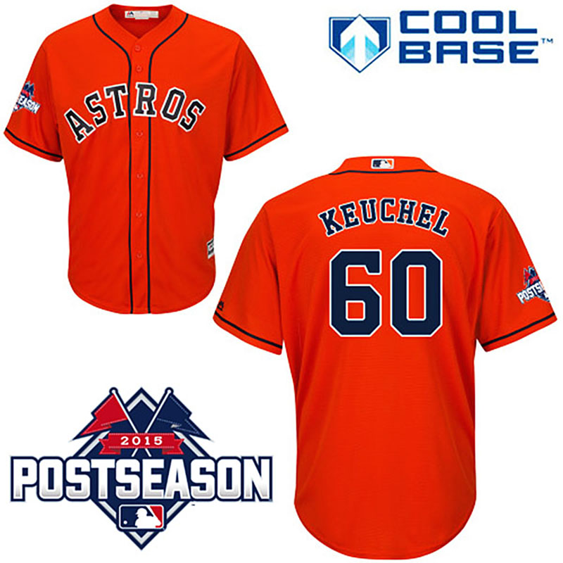 Houston Astros #60 Dallas Keuchel Red Cool Base Alternate Jersey